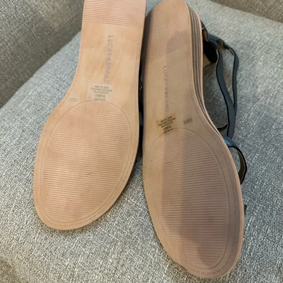 Lucky Brand Women's Black Strappy Sandals - Picture 3 of 5